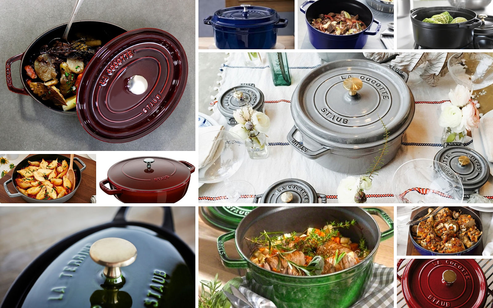 Staub Cocotte Sizes | Chart & Comparison | Dutch Ovens & Cookware