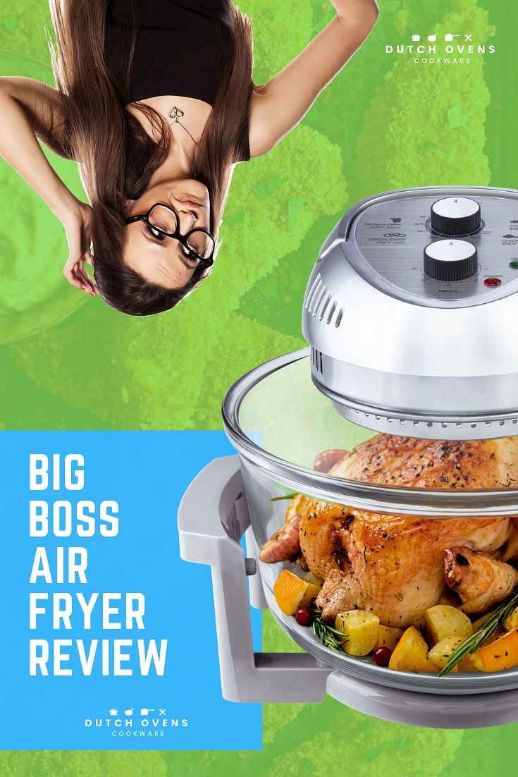 Big Boss 16 Quarts Oil-Less Air Fryer Silver